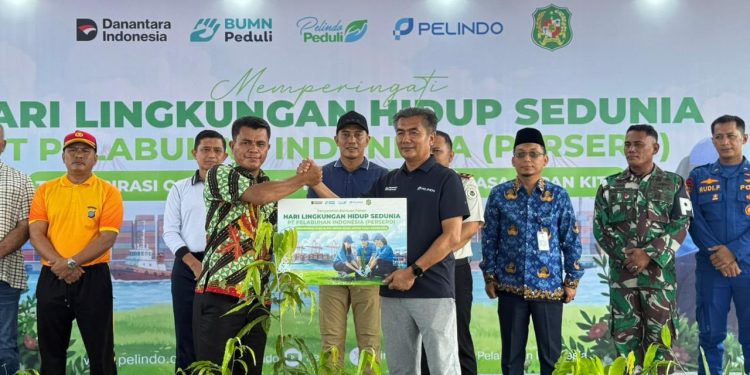 Pelindo Regional 1 Tanam 2.500 Pohon di Belawan, Perkuat Komitmen Pelestarian Lingkungan Pesisir