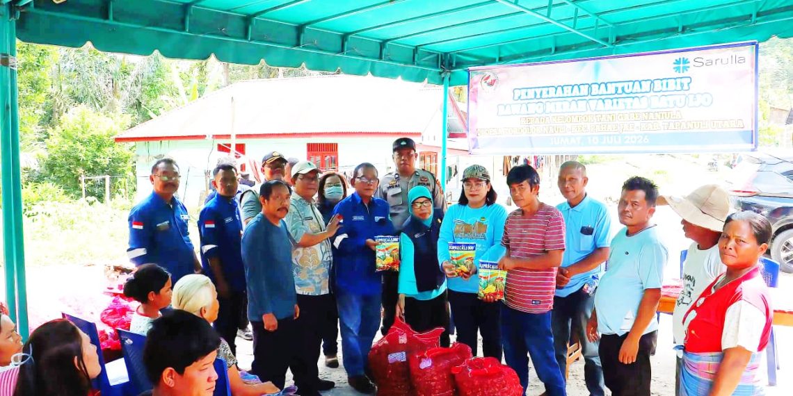 Mendampingi Kelompok Tani, SOL Salurkan 1,8 Ton Bibit Bawang Merah untuk Tingkatkan Kesejahteraan Petani