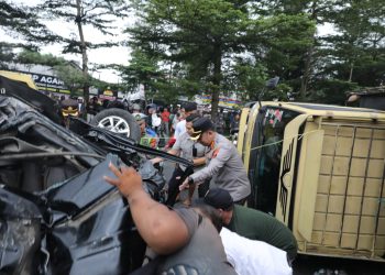 9 Kendaraan Terlibat Kecelakaan Beruntun di Sibolangit, 12 Korban, Kapolrestabes Medan Gerak Cepat