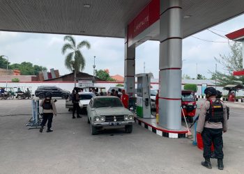 Brimob Polda Sumut Perketat Pengamanan SPBU di Tiga Daerah, Pastikan Distribusi BBM Aman dan Tepat Sasaran