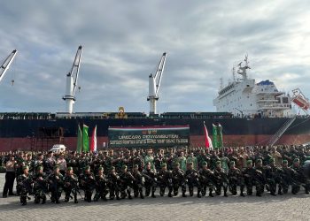 Brimob Polda Sumut Sambut Kepulangan Satgas Yonif 126/KC, Perkuat Sinergi TNI-Polri Hormati Pengabdian Prajurit Perbatasan