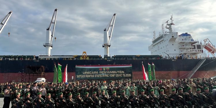 Brimob Polda Sumut Sambut Kepulangan Satgas Yonif 126/KC, Perkuat Sinergi TNI-Polri Hormati Pengabdian Prajurit Perbatasan Brimob Polda Sumut Sambut Kepulangan Satgas Yonif 126/KC, Perkuat Sinergi TNI-Polri Hormati Pengabdian Prajurit Perbatasan