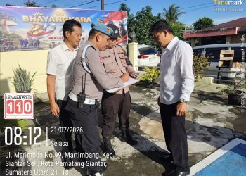 Sie Propam Polres Pematangsiantar Gelar Opsgaktibplin, Personel Berjenggot Langsung Diminta Cukur di Tempat