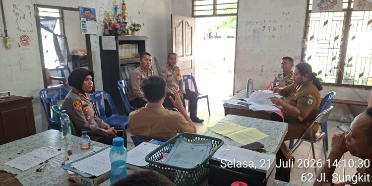 Perkuat Sinergi Tiga Pilar, Kapolsek Siantar Utara Sambangi Kantor Kelurahan Bane, Dorong Respons Cepat Gangguan Kamtibmas
