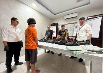 Simpan 9,4 Kg Ganja di Semak Belukar, Bandar di Percut Sei Tuan Diciduk Polisi