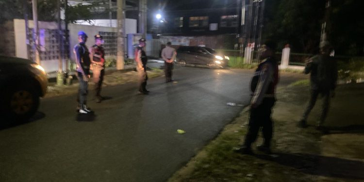 Patroli Blue Light Polres Pematangsiantar Sisir Malam, Antisipasi Balap Liar dan Knalpot Brong