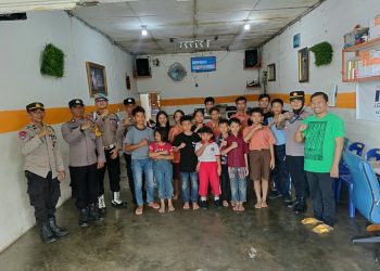 Kapolsek Siantar Utara Sambangi Panti Asuhan Grace, Perkuat Pesan Kamtibmas