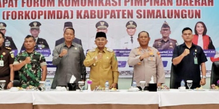 Bupati Simalungun Tegaskan Kamtibmas Kunci Pembangunan, Forkopimda Diminta Terus Solid