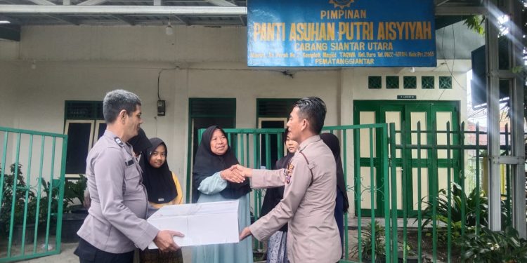 Semangat Hari Bhayangkara ke-80, Kapolres Pematangsiantar Berbagi Kasih dengan Anak Panti Asuhan
