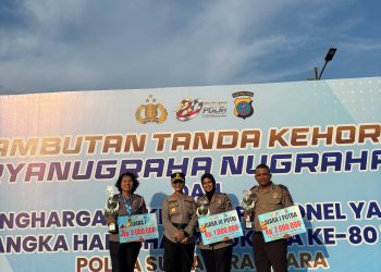 Harumkan Nama Polres Pematangsiantar, Tiga Personel Sabet Juara dan Diganjar Penghargaan Kapolda Sumut