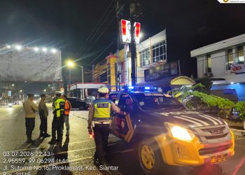 Polres Pematangsiantar Gencarkan Blue Light Patrol, Ruang Gerak Pelaku 3C dan Balap Liar Dipersempit