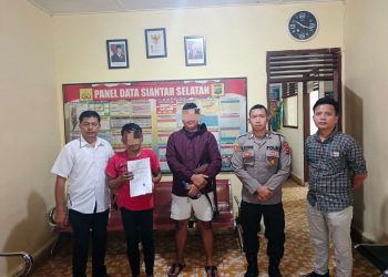 Terduga Pencuri Kabel Listrik Diamankan Warga, Polsek Siantar Selatan Akhiri Kasus Lewat Jalur Damai