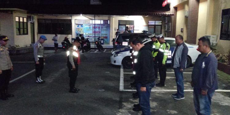 Patroli Blue Light Polres Pematangsiantar Sisir Titik Rawan, Balap Liar dan Knalpot Brong Jadi Sasaran Utama