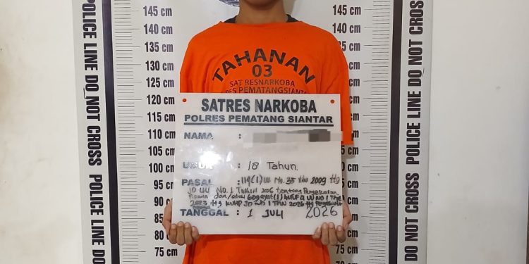 Putus Mata Rantai Narkoba, Polres Pematangsiantar Tangkap Pemilik 8 Butir Ekstasi di Parkiran Hotel