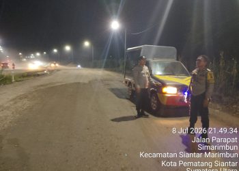 Patroli Malam Polsek Siantar Marihat Intensif Digelar, Warga Diimbau Waspadai Curanmor dan Balap Liar