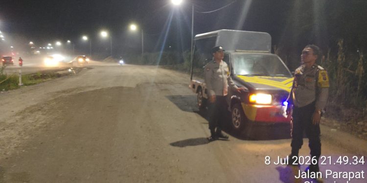 Patroli Malam Polsek Siantar Marihat Intensif Digelar, Warga Diimbau Waspadai Curanmor dan Balap Liar