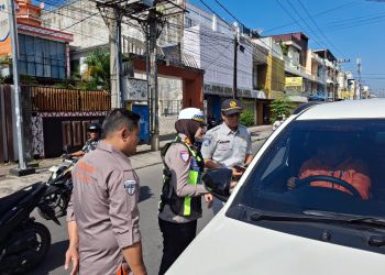 Satlantas Polres Pematangsiantar Gelar Razia Gabungan Pajak Kendaraan, Belasan Kendaraan Tunggak PKB Terjaring