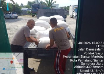 Dukung Ketahanan Pangan, Polsek Siantar Martoba Kawal Penjualan 1,7 Ton Jagung Petani ke Bulog