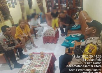 Respons Cepat CC 110, Polsek Siantar Utara Tindaklanjuti Laporan Keributan di Parluasan