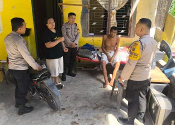Tak Punya Biaya Berobat, Polsek Siantar Martoba Bantu Warga Sakit ke Puskesmas