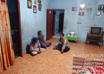 Keributan Keluarga di Gang Aman Berujung Ancaman Sajam, Polsek Siantar Timur Turun Tangan