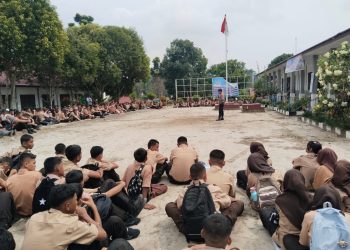 MPLS SMA Negeri 6 Diwarnai Edukasi Bahaya Narkoba, Polsek Siantar Martoba Ingatkan Siswa Jangan Coba-Coba