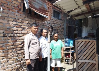 Cegah Konflik Antarwarga, Bhabinkamtibmas Polsek Siantar Selatan Mediasi Persoalan Talang Rumah