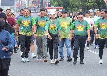 Kapolres Pematangsiantar Turun Bersama Forkopimda, Gerak Jalan Santai Jadi Simbol Kuatnya Sinergi