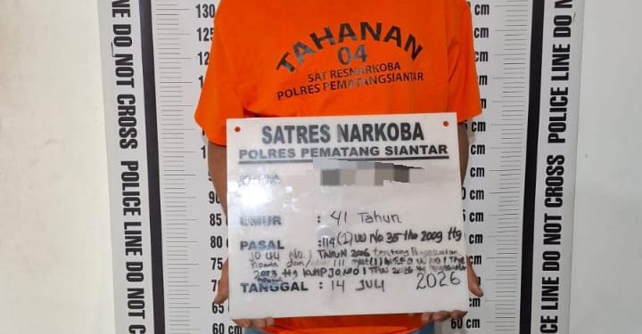 Residivis Kembali Berurusan dengan Narkoba, Sabu dan Ganja Diamankan di Jalan SM Raja Pematangsiantar