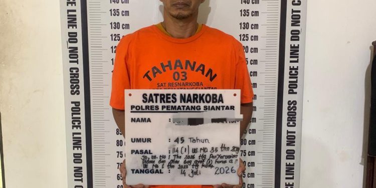 Residivis Kembali Terjerat Narkoba, Polres Pematangsiantar Sita 1,87 Gram Sabu di Jalan Raya