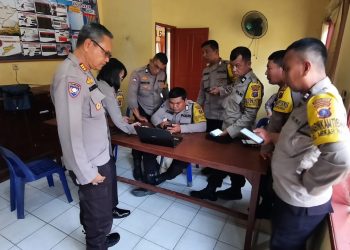 Benahi Kinerja Bhabinkamtibmas, Satbinmas Polres Pematangsiantar Turun Supervisi ke Dua Polsek