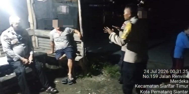 Respon Aduan Warga, Polsek Siantar Timur Cek Musik Keras hingga Larut Malam di Jalan Renville