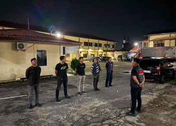 Cegah Tawuran dan Geng Motor, Timsus Dayok Mirah Sikat Malam Pematangsiantar