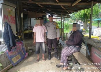 Resahkan Ibu Kandung, Pria 25 Tahun Ditegur dan Dinasihati Bhabinkamtibmas Polsek Siantar Martoba