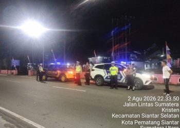 Polres Pematangsiantar Gencarkan Blue Light Patrol, Sisir Sejumlah Titik Rawan hingga Dini Hari