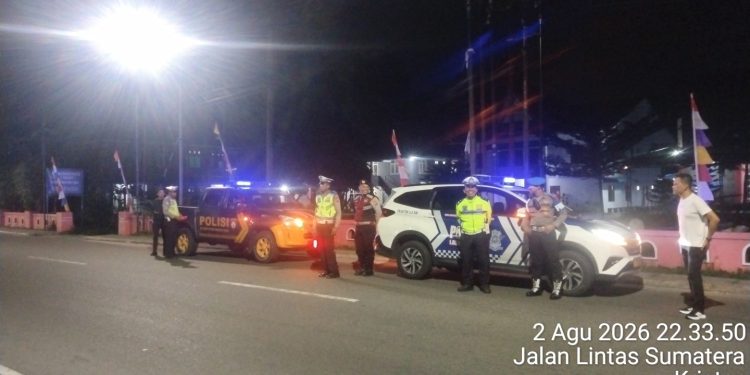 Polres Pematangsiantar Gencarkan Blue Light Patrol, Sisir Sejumlah Titik Rawan hingga Dini Hari