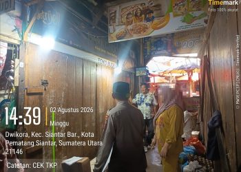 Respons Cepat CC 110, Polsek Siantar Barat Cek Dugaan Pencurian Berulang di Pasar Horas