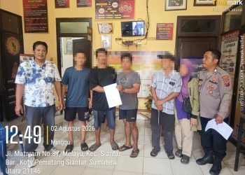 Polsek Siantar Barat Tempuh Problem Solving, Dugaan Penganiayaan Berakhir Damai