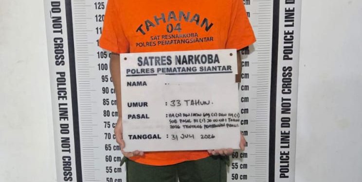 Residivis Asal Aceh Dibekuk di Siantar, Polisi Sita 9,05 Gram Sabu dan Buru Pemasok