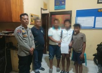 Respons Cepat Laporan CC 110, Polsek Siantar Martoba Amankan Tiga Anak Diduga Curi HP Milik Nenek