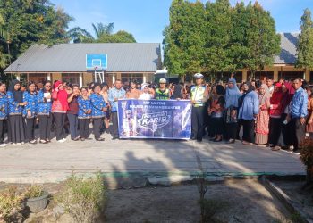 Polantas Karib Sasar 700 Pelajar SMPN 9, Sat Lantas Polres Pematangsiantar Edukasi Keselamatan Berlalu Lintas