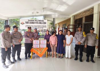 Sambut HUT ke-81 RI, Polsek Siantar Marihat Tebar Kepedulian, Sambangi Panti Asuhan hingga Warga Kurang Mampu