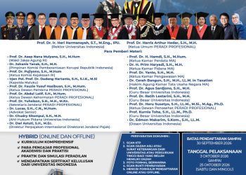 PERADIPROF Bersama  Universitas Indonesia Gelar Pendidikan Khusus Profesi Advokat 
