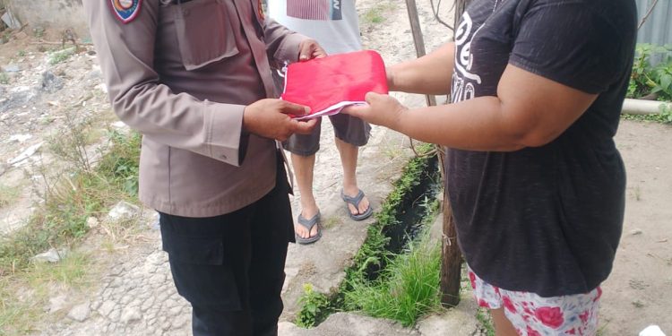 Semarak HUT ke-81 RI, Kapolsek Siantar Marihat Kobarkan Semangat Merah Putih di Tengah Warga