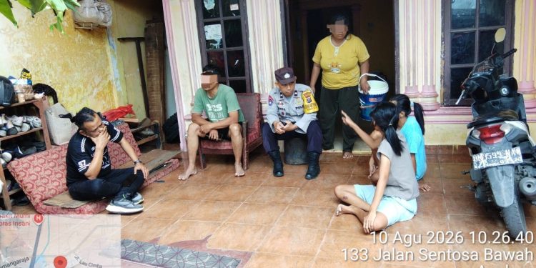 Respons Cepat Laporan Call Center 110, Polsek Siantar Timur Redam Pertengkaran Keluarga