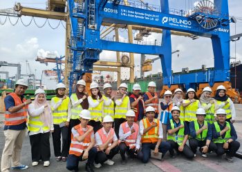 15 Mahasiswa Magang Pelindo Regional 1 Belawan Ikuti Kunjungan Lapangan, Kenali Ekosistem Kepelabuhanan