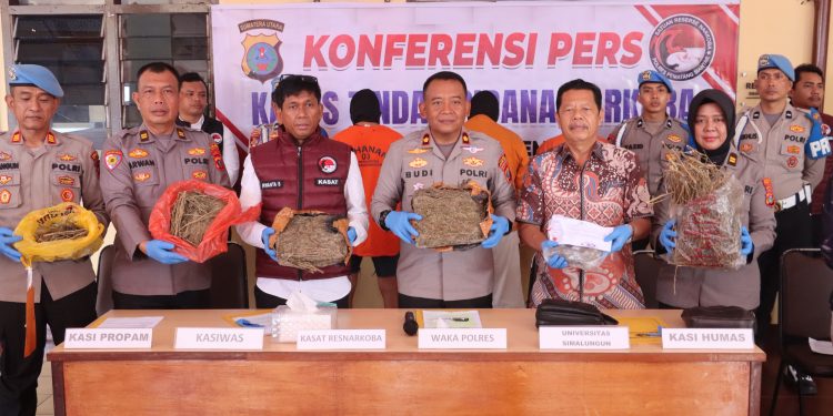 3,2 Kilogram Ganja Diungkap di Kampus USI, Polres Pematangsiantar Tegaskan Tak Ada Ruang bagi Narkotika