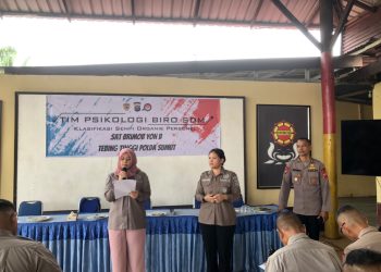 Senpi Bukan Amanah Sembarangan, Brimob Batalyon B Tes Mental dan Emosi Personel di Tebing Tinggi