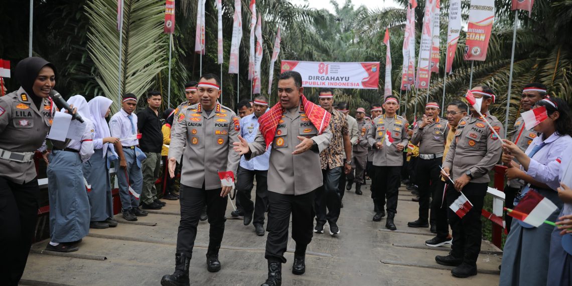 Polrestabes Medan Revitalisasi Jembatan Merah Putih Presisi, Hubungkan Deli Serdang-Binjai-Langkat Polrestabes Medan Revitalisasi Jembatan Merah Putih Presisi, Hubungkan Deli Serdang-Binjai-Langkat