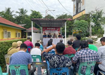 Bhabinkamtibmas Siantar Barat Hadiri Sosialisasi Narkoba, Warga Banjar Diajak Jauhi Penyalahgunaan